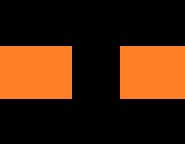 Black box with orange rectangles